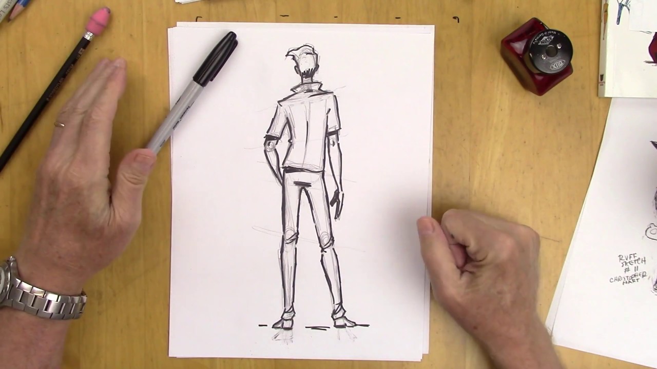 Draw People: Part 2 - Running Figure - YouTube